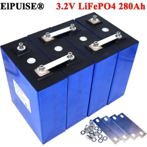 ElPUlSE 3.2V 280Ah lifepo4 battery DIY 12V 24V 280AH Rechargeable battery pack for Electric car RV Solar Energy storage system
