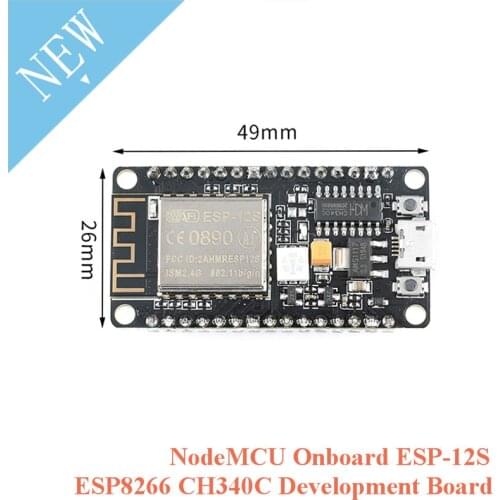 ESP8266 CH340C Development Board NodeMCU Lua WiFi IoT Onboard ESP-12S CP2102/CH340 Wifi Wireless Module ESP12S ESP 12S