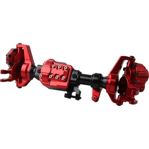 Feichao CNC Metal Aluminium Alloy Front Rear Axle Housing Cover Assembly For 1/10 RC Crawler Car TRX4 RC Car Upgrade Spare Parts