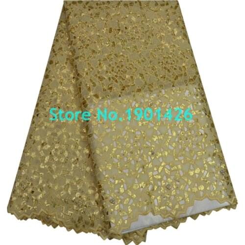 Hot sale african lace fabric luxury 2017 sequins organza lace for wedding dress lilac african organza lace fabric wedding XY465