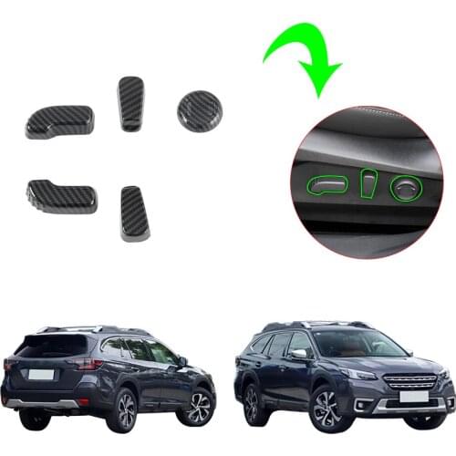 Car Seat Adjustment Button Cover Car Interior Accessories Trim Switch For Subaru Outback 2021