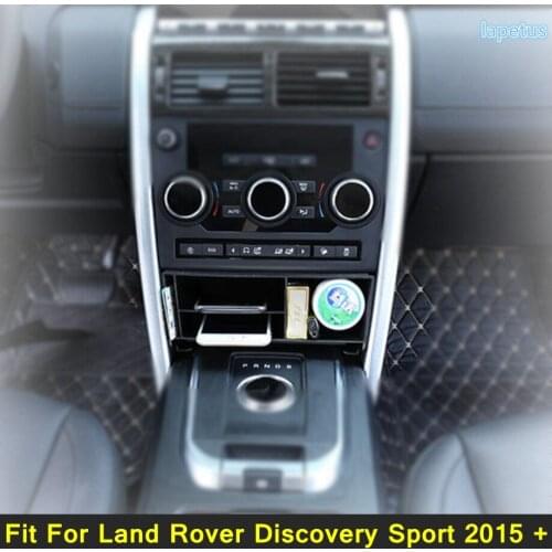 Lapetus Auto Styling Middle Storage Pallet Container Multifunction Box Cover For Land Rover Discovery Sport 2015 - 2019 Plastic