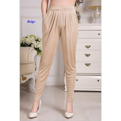 LOVILK Women's Trousers Harem Pants