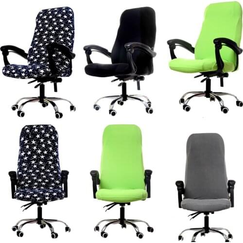 Lychee Office Stretch Chair Cover Washable Polyester Chair Cover Anti-dirty Computer Seat Chair Covers