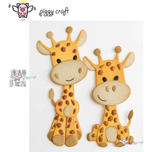 Piggy Craft metal cutting dies cut die mold New Giraffe decoration Scrapbook paper craft knife mould blade punch stencils dies