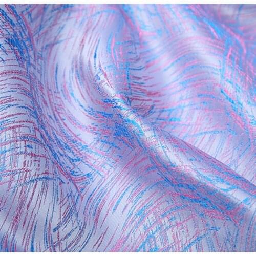 NCF266 2Colors Light Shadow Scribble Jacquard Brocade Fabric Bag Cushion Pillow Fabric For Women Dress DIY Material For Sewing