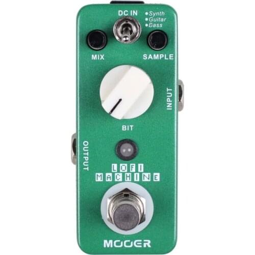 NEW Effect Pedal/ MOOER Lofi Machine Sample Reducing Pedal/ Full Metal Shell True Bypass