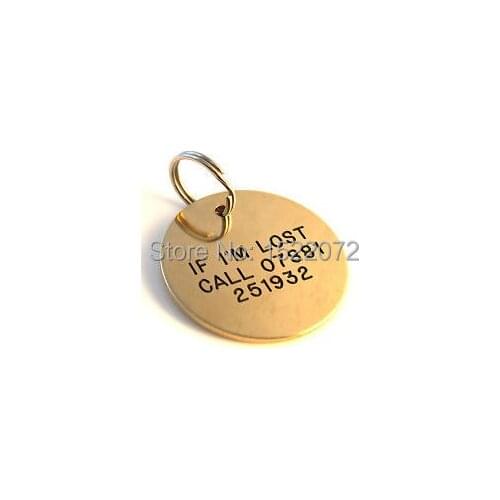 New Pet dogtag Cat ID Tag necklace Hot sales stainless steel pet id tags low price engraved pet tags FH890130