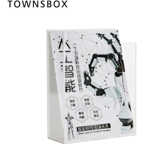 Desk A6 Acrylic File Container Brochure Box Leaflet Holder Tray Collection Wall-amount Literature Book Holder Desk Storage Rack