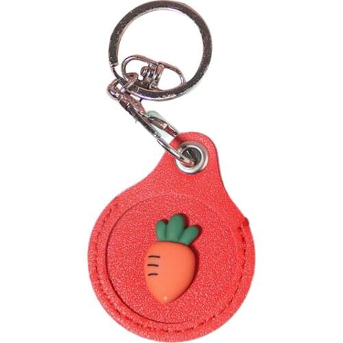 Cute Faux Resin Scratch-resistant Lightweight Protective Cover Suitable For Apple Airtags Locator With Hanging Buckle