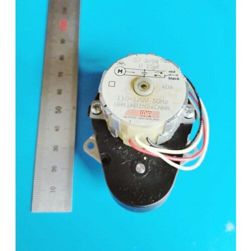 SAIA Reduced speed synchronous motor, UBR1ND1M24CNNN unidirectional rotating motor, AC 110V / 120V dual voltage motor