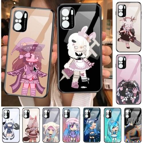 Social game Gacha Life case Phone Case For POCO F1 F2 F3 Pro X3 M3 9C 10T Lite NFC Anime Black Cover Silicone Back Prett mi 10 u