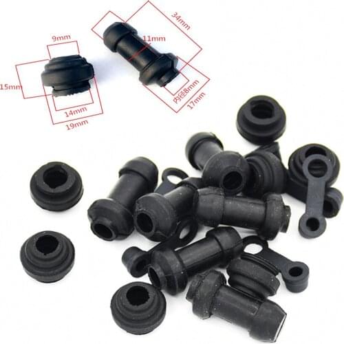 Motorcycle Scooter Brake Upper and Lower Pump Caliper Shock Absorber Sleeve Dust Cover Rubber Disc Brake Pump Waterproof Cap