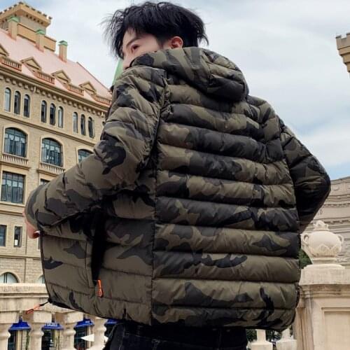 Men's Parkas With A Hood Treesolo China