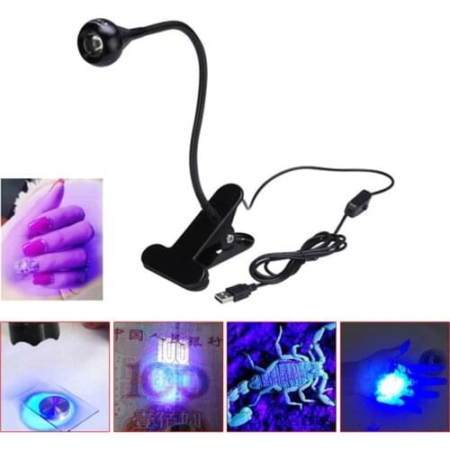 USB Power Supply Desk Lamp with Clip Holder Rechargeable USB Led Table Lamp Flexible Foldable Eye Protection Reading Book Lights