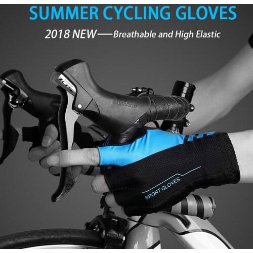 Cycling Gloves Non-slip Anti-sweat Men and Women Half-finger Cycling Gloves Breathable Anti-impact Gloves Cycling Equipment