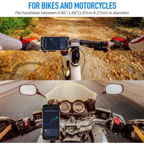 Bicycle Phone Holder For IPhone 7 XS Max For Xiaomi Holder 9 Phone Bike Mobile Handlebar Stand Motorcycle Bracket X4Y7 Univ J3W8