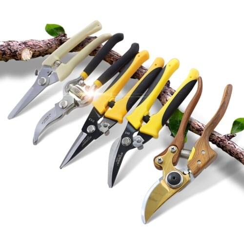 7 Inch 8 Inch Pruner SK5 Steel Pruning Shears Sharp Blade Grafting Garden Scissors Pruning Tools