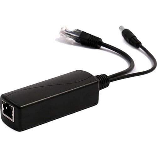 Active PoE Splitter Power Over Ethernet 48V to 12V 2A IEEE802.3af Standard Charm Compliant With IEEE802.3af Standard type