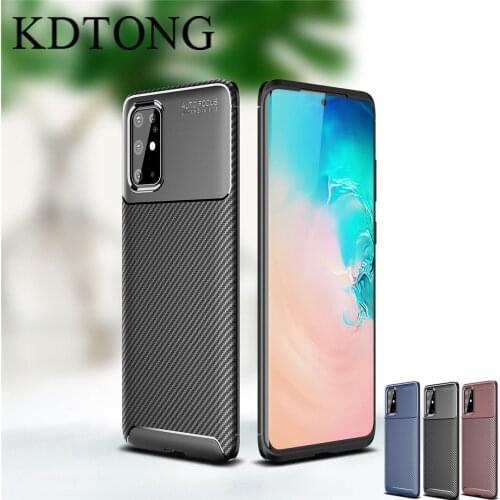 Phone Case sFor Samsung Galaxy A01 A11 A21 A41 A51 A71 A81 A91 Case Luxury Carbon Fiber Soft Silicone TPU Anti-fall Cover Capa