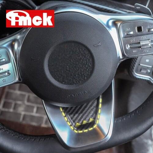 For Mercedes Benz A Class W177 V177 A180 A200 C E Class W205 W213 2019 2020 Car Steering Wheel U Type U-type Cover Trim Sequin