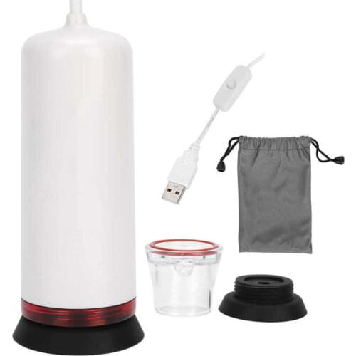 Electric Automatic Vacuum Pump Mini Portable USB Powered Vacuum Suction Machine White Home Supplies Electric Vacuum Pump