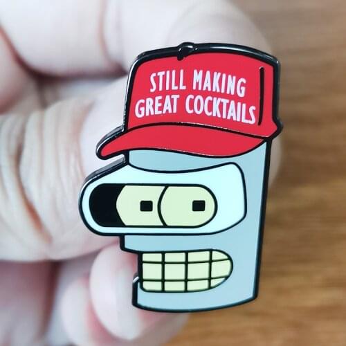 Cocktail Bender Enamel Pin