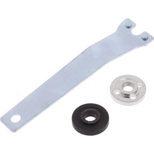 1Set Angle Grinder Flange Spanner Wrench For Makita Grinder With Lock Nut Metal Tool Angle Grinder Accessories Flange Spanner