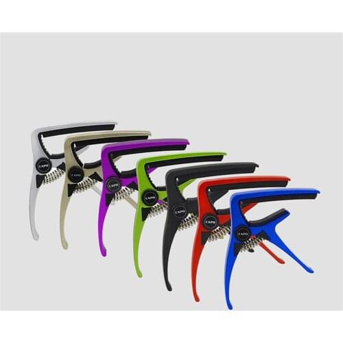 Guitar Capo Quick Change Clamp Capo for Acoustic Electric Guitar Total Aluminium Alloy Guitar Accessories