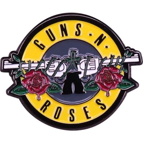 Guns N Roses Band Logo Brooch perfect gift for hard rock music lovers