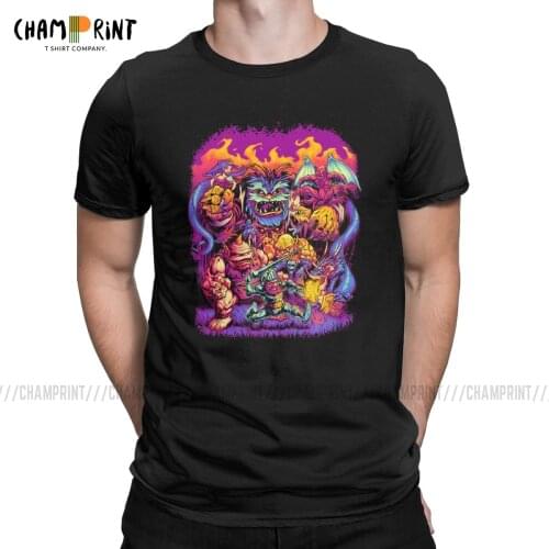 Creative Ghouls 'n Ghosts T-Shirts Men O Neck Cotton T Shirt Daimakaimura Arcade Games Short Sleeve Tees Gift Idea Clothing