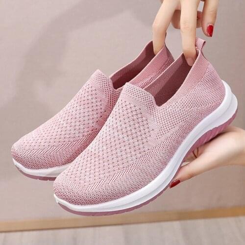 Lightweight Soft Sole Comfortable Sports Shoes Casual Womens Flat Shoes 2021 Summer And Autumn New