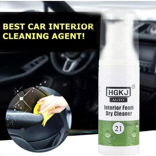 50ML Car Auto Interior Foam Dry Cleaner Agent Leather Cleaning HGKJ-21 Foam Dry Cleaning Agent