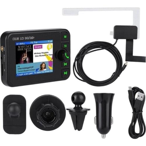 Dab Radio Digital Signal Broadcast Receiver Dab+ Car Bluetooth Mp3 Fm Trans T3EB