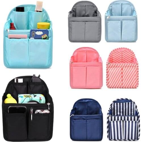 Backpack Insert Organizer Bag Gadget Multi-Pocket Handbag Pouch Case