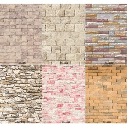 SHENGYONGBAO Art Fabric Photography Backdrops Brick Wall and floor Theme Photo Studio Background 20026SS-6623