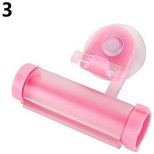 Useful Plastic Rolling Toothpaste Tube Squeezer Toothpaste Easy Dispenser Bathroom Holder Tooth Paste Rolling Holder
