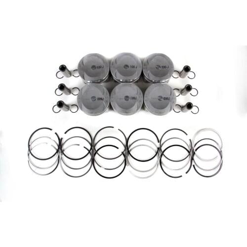 06E198151B V6 3.2L Engine Piston & Ring Assembly Kit Fit For AU-DI A4 A6 BKH 06E107065CK 06E107065BJ