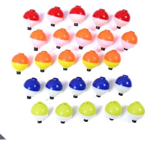 Fishing Bobbers Set 8g Hard ABS Fishing Floats Bobbers Push Button Round Buoy Floats Fishing Tackle Accessories