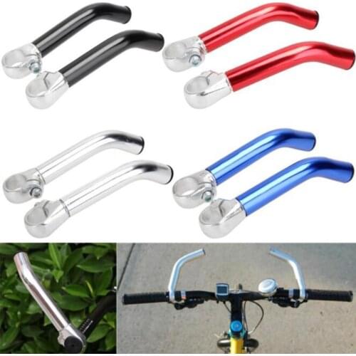 New 2021 Bicycle Support Handlebar For 22.2cm Bicycle Sheep Horn Bar Ends 15cm Aluminum Bicycle Handlebar Ends