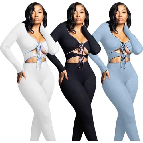 European and American Womens 2021 Nightclub Tyle Autumn and Winter Models Double Straps Two-Piece Suit