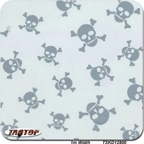 1m*10m TSD12800 Skull Hydro Graphics Film Water Transfer Printing Film