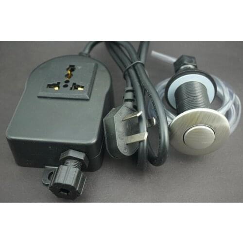 Air Switch button & socket,For Massage Chair/Sofa/Recliner/Spa/Waste disposal