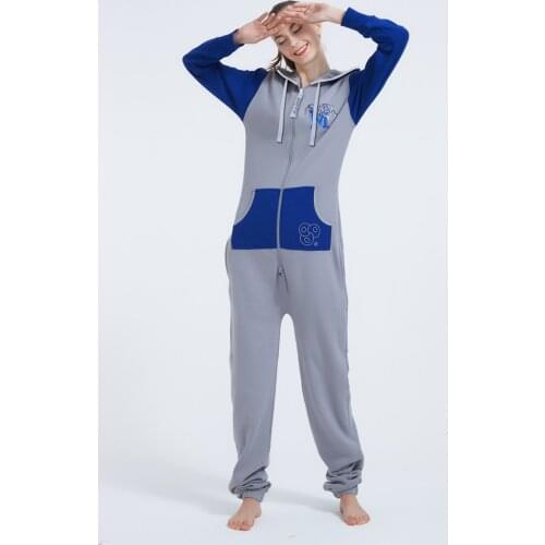 Nordic Way One Piece Jumpsuit All In Onesies ZOOOP IT UP Romper Hoodie Fleece Adult Playsuit
