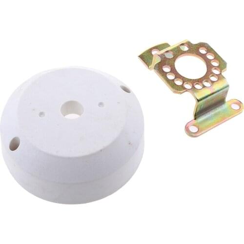 Marine Cable Steering 90 Degree Bezel Kit Boat Outboard Engine Helm White