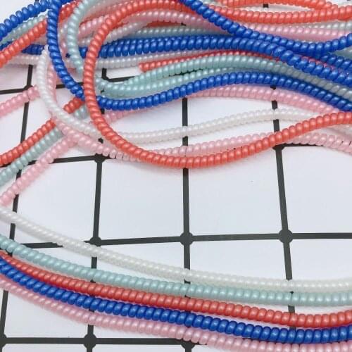 New 1.5M Beautiful TPU Spiral USB Charging Cable Protector Cable Winder for iphone x 8 7 6 5 Earphone Cord Protection