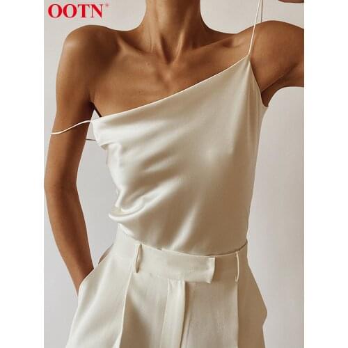 Женские шелковые топы OOTN China At AliExpress