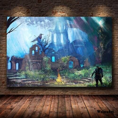 Classical Game The Dark Souls 3 Anime Poster Canvas Prints Modern Decoration Painting Wall Art Picture for Living Room Decor