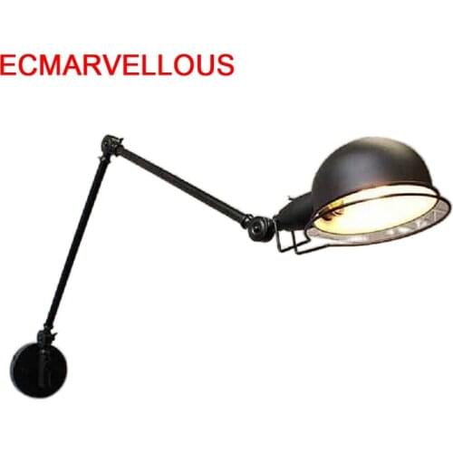 Industrial Decor Lampara De Pared Bathroom Wandlamp Industrieel Bedroom Light For Home Applique Murale Luminaire Wall Lamp