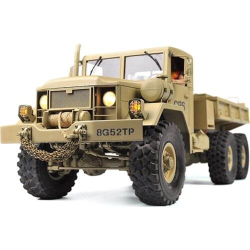 RC Truck Remote Control Military vehicle Transporter Off-Road Monster 6WD Tactical 2.4G Rock Crawler Electronic Toy Kids Gift